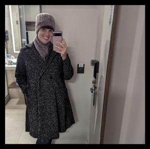 Boucle Statement Coat